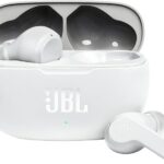 JBL Wave200 True Wireless Earbud Headphones, Deep Powerful Bass, 20H Battery, Dual Connect, Hand-Free Call, Voice Assistant, Comfortable Fit, IPX2 Sweatproof, Pocket Friendly - White, JBLW200TWSWHT