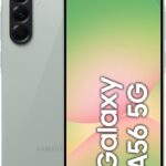 Samsung Galaxy A56 5G, Android Smartphone, 256GB Storage, 12GB RAM, Awesome Olive, 6x OS Upgrades, Large Display, Long Battery Life (KSA Version)