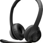 Logitech H390 Wired Headset, Stereo Headphones with Noise Cancelling Microphone, USB, In Line Controls, PC/Mac/Laptop Black, 1 Count (Pack of 1)