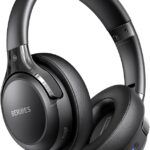 BERIBES Wireless Headphones Over Ear, 65H Playtime and 6 EQ Music Modes Bluetooth Headphones with Microphone, HiFi Stereo Foldable Lightweight Headset, Deep Bass for Home Office Cellphone PC Ect.