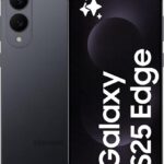 Samsung Galaxy S25 Edge AI Phone, 256GB Storage, 12GB RAM, Titanium Jetblack, Galaxy AI, Android Smartphone, 200MP Camera, Long Battery Life, 12 Months Prime Membership (UAE Version)