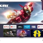 Nikai 75 Inch 4K UHD Android TV | Android 13 | Bezel-Free Frameless Design | Powerful A55 Quad-Core Processor | Netflix, Prime Video, YouTube & Web Browsing | UHD75SLEDT