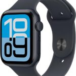 Apple Watch SE 3 GPS 40mm Smartwatch with Midnight Aluminium Case with Midnight Sport Band S/M. Fitness and Sleep Trackers, Heart Rate Monitor, Always-On Display, Water Resistant