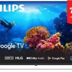PHILIPS 75 INCH (190 CM) 4K UHD GOOGLE TV WITH DOLBY AUDIO & ADVANCED IMAGE PROCESSING, 2024 MODEL WITH 1 YEAR INTERNATIONAL WARRANTY