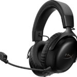 HyperX Cloud III S – Wireless Gaming Headset for Multi-Platform, 2.4GHz, Bluetooth, Battery Life up to 120 Hours 2.4GHz / 200 Hours Bluetooth, 53mm Angled Drivers, 10mm Detachable Mic, Black