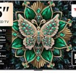 TCL 55C6K Television 55 Inch Smart TV 4K QD-Mini LED Colorful Quantum Crystal HDR 10+ Gaming Google TV, 144Hz Native Refresh Rate, ONKYO 2.1 Hi-Fi, Dolby Atmos, AI Mode, Game Master (2025 Model)