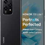 HONOR 200 Lite, 5G Dual SIM, 12GB RAM + 256GB ROM, 6,7” Anti-Drop AMOLED Display, 108MP Triple Rear Camera, Midnight Black - International Version